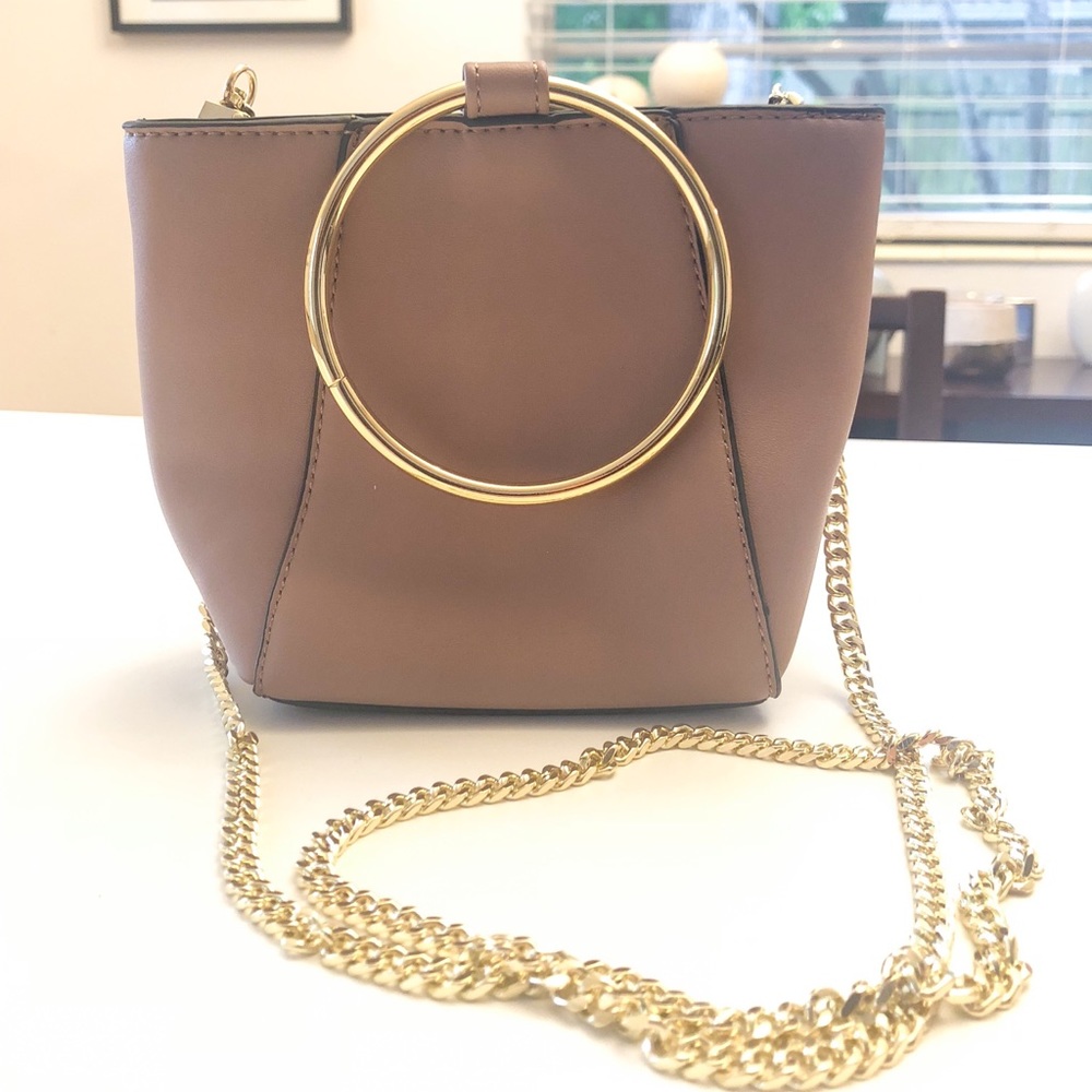 NWOT Purse with Gold Detail